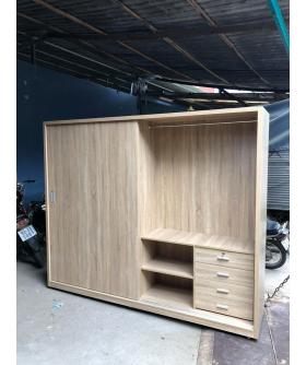 Tủ quần áo 106d - Gỗ MDF - Dài 1.2m đến 2m (Cao 2m)